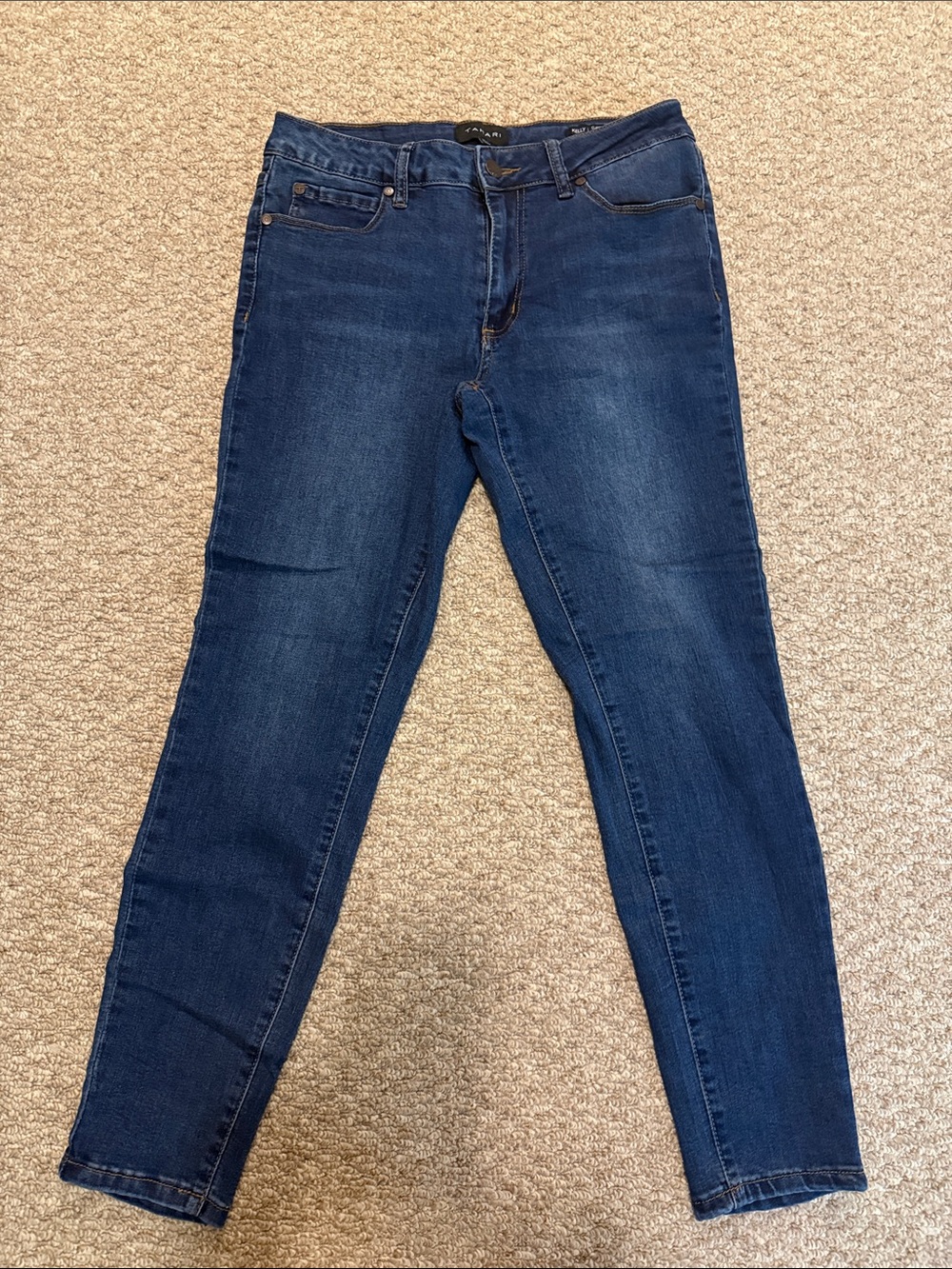 Tahari Indigo Classic Skinny Jeans